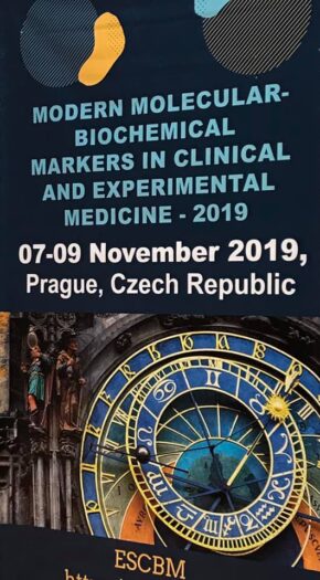 Стажування “Modern Molecular-biochemical Markers in Clinical and Experimental Medicine – 2019”, Прага, Чеська республіка